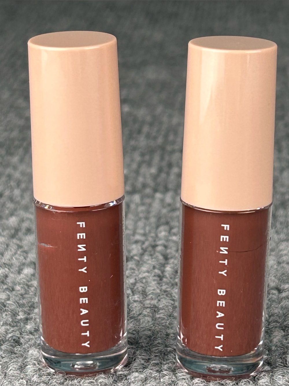 FENTY Gloss Bomb Heat Lip Luminizer & Plumper Deluxe HOT CHOCOLIT Travel sz TWO